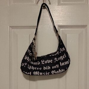 Black Printed Women's Bag